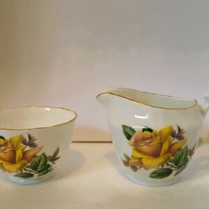 Royal Adderley Creamer & Sugar Set